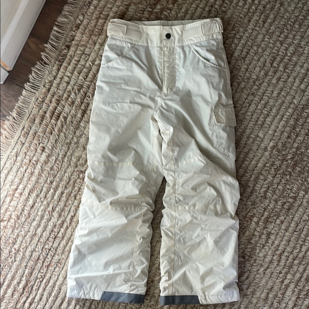 Columbia Kids White Ski Snow Pants
